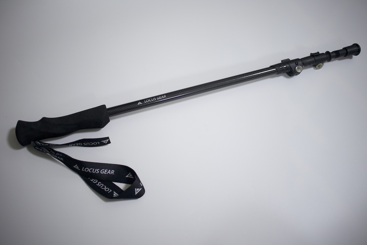 ローカスギア　cp3 カ－ボン　トレッキングポ－ル LOCUS GEAR CP3 カーボン トレッキングポール スノーバスケット付