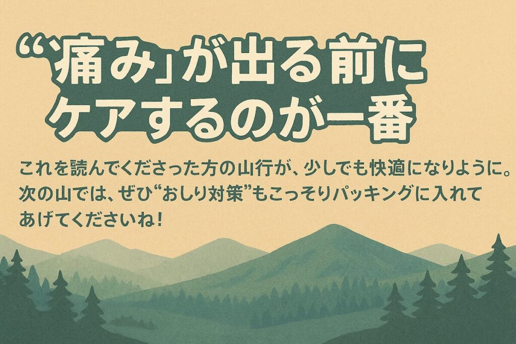 まとめ｜“痛み”が出る前にケアするのが一番