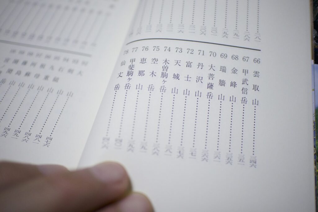 日本百名山の本はこんなときに読みたい！