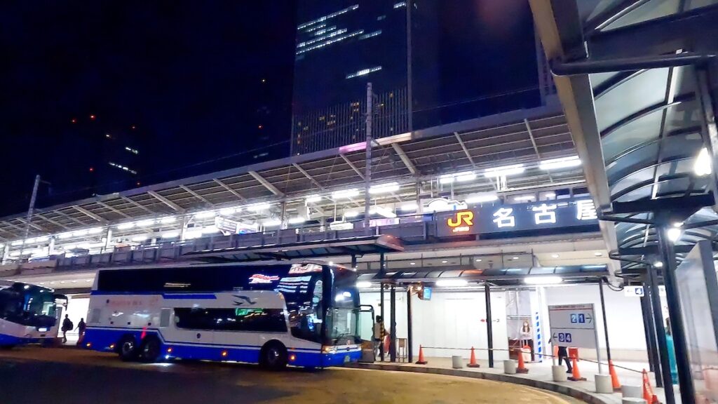 深夜バスで四国入り。今治駅からいざ出発！