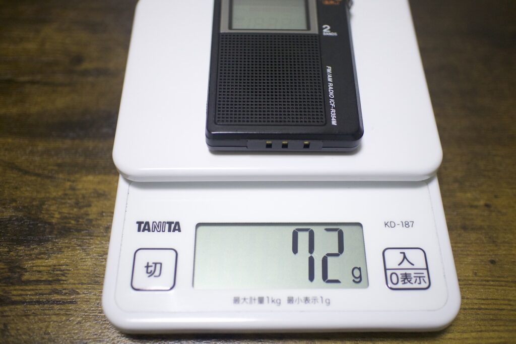 ICF-R354Mの基本スペック一覧