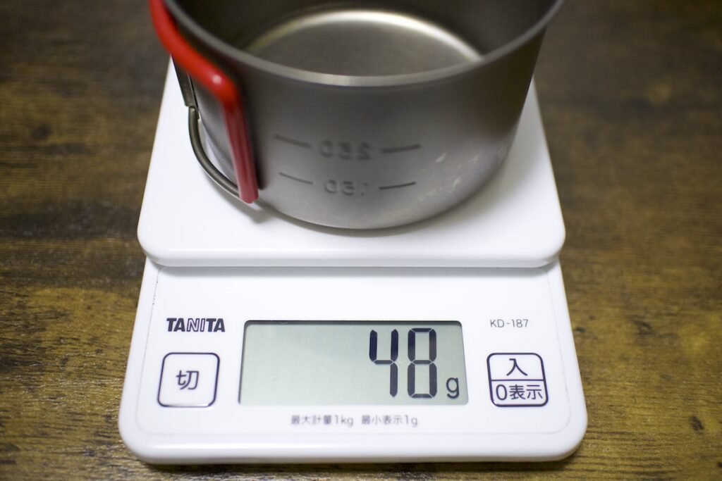 Ti 400FD Cupのスペックと基本情報｜登山用チタンカップの定番