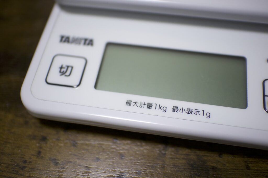 タニタのクッキングスケール「KD-187」が登山用途で嬉しいポイント5つ