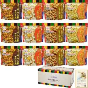 永谷園 非常食 7年保存 フリーズドライご飯 ご飯 そのまま食べられる 保存食 長期保存 お米 水不要 水なし 非常食セット 備蓄食料 防災 4種×3袋 計12食