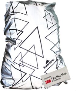 Salzmann 3M レインカバー (ザックカバー/リュックカバー) 3Mスコッチライト反射素材使用。防水、防雨