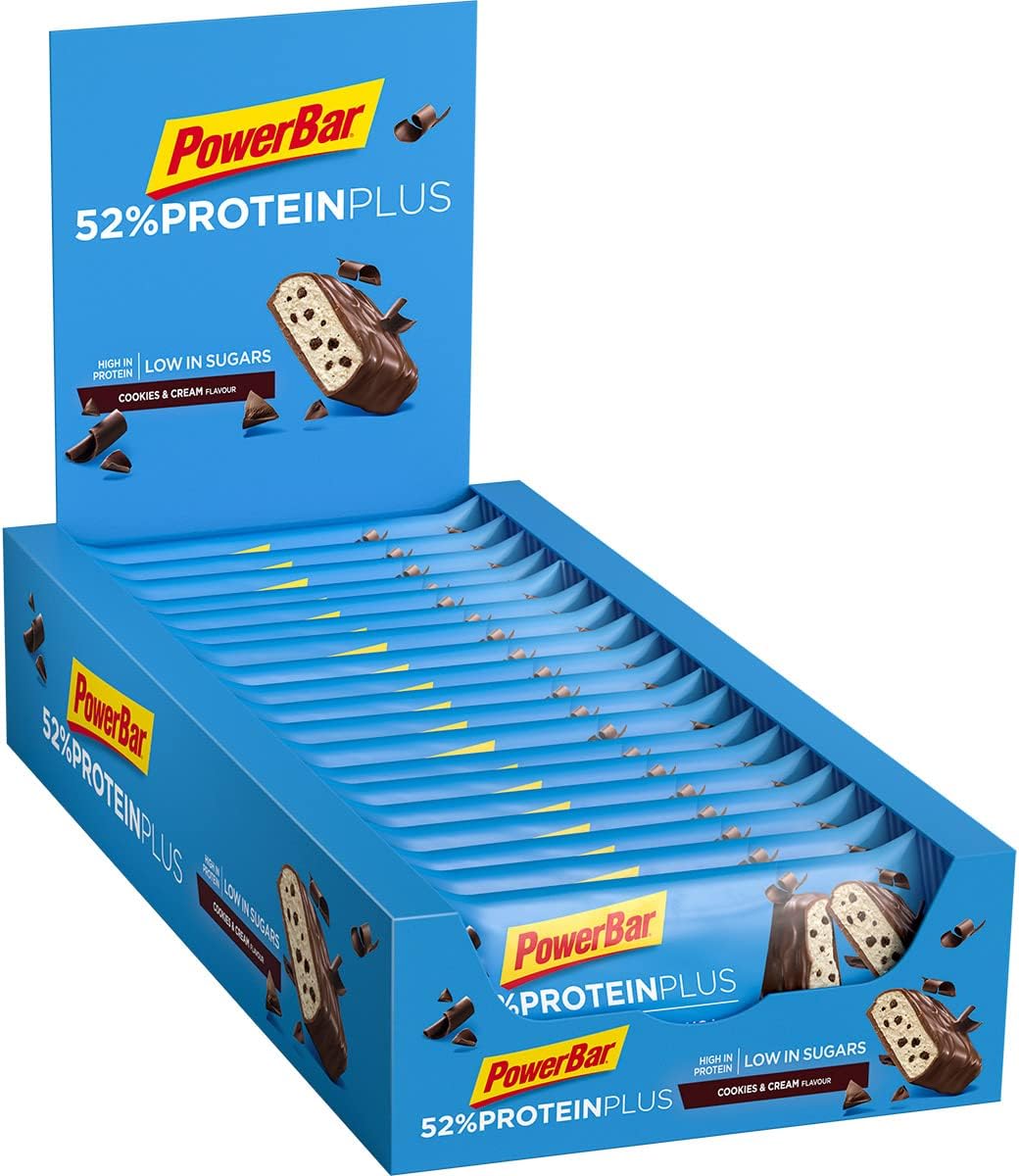 パワーバー (PowerBar) 52％ プロテイン プラス クッキー＆クリーム 20本入り
