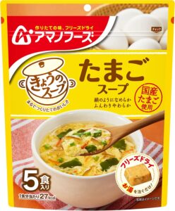 アマノフーズ きょうのスープ たまごスープ5食 36.0g×6袋