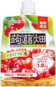 マンナンライフ クラッシュタイプの蒟蒻畑 アセロラ味 150g×6個