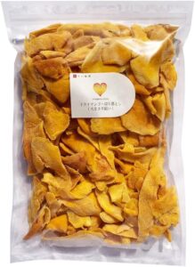 今川製菓 ドライマンゴー 切り落とし 1kg ドライフルーツ マンゴー 業務用 チャック袋 入り (大きさ不揃い)