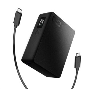 CIO モバイルバッテリー PD 30W タイプC 2ポート 軽量 小型 iPhone 17 / 16 / 15 大容量 10000mAh 急速充電 パススルー Macbook Air M1 iPad SMARTCOBY Pro 30W2C【液晶部に保護フィルム有】 (ホワイト, シボ加工モデル)