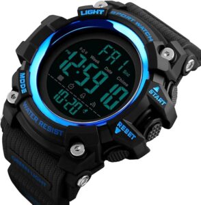 SKMEI スマートファッション アウトドア スポーツ 時計 50M防水 ファッション男性 メンズウォッチ メンズ ウォッチ 腕時計 デジタル カジュアル 時計1384