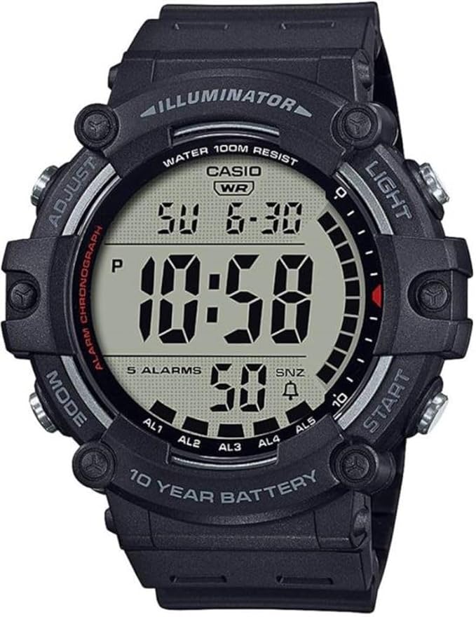 [カシオ] CASIO スタンダード デジタル 腕時計 AE-1500WH-1AV メンズ チープカシオ チプカシ ブラック 海外モデル [並行輸入品]