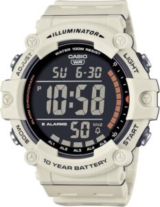 [カシオ] CASIO スタンダード デジタル 腕時計 AE-1500WH-8B2V メンズ チープカシオ チプカシ マットアイボリー 海外モデル [並行輸入品]