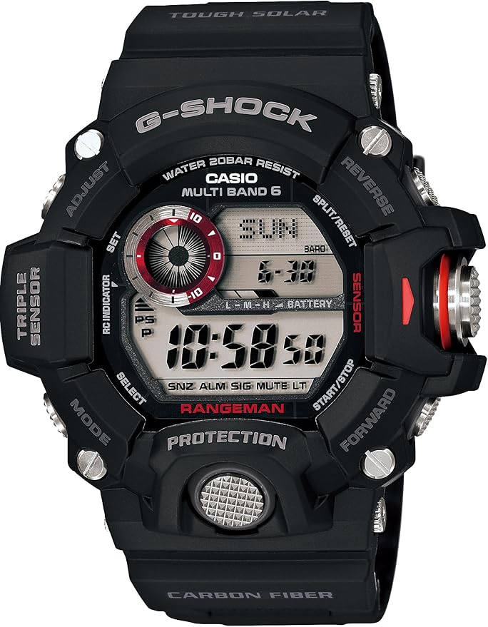 [カシオ] 腕時計 ジーショック 【国内正規品】 RANGEMAN 電波ソーラー GW-9400J-1JF メンズ ブラック
