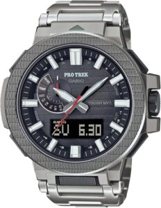 [カシオ] 腕時計 プロトレック【国内正規品】 MANASLU 電波ソーラー PRX-8001YT-7JF メンズ シルバー