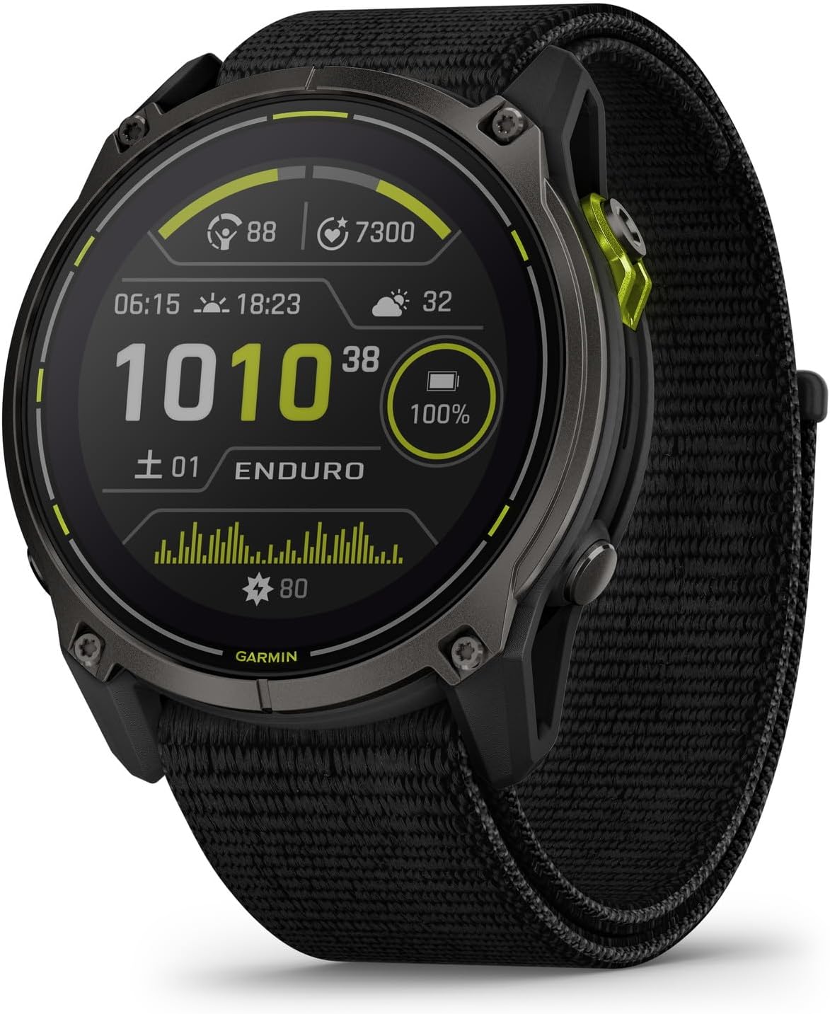 ガーミン(GARMIN) Enduro 3 51mm 【ランニング・ゴルフ・登山・サイクリング等30種類以上対応】【Android/iOS対応】【Suica機能搭載】【ビジネスシーンもOK】【日本正規品】心電図(ECG)アプリ対応モデル