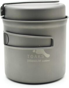トークス（TOAKS) チタンパンと1100mlチタンポットのセット CKW-1100