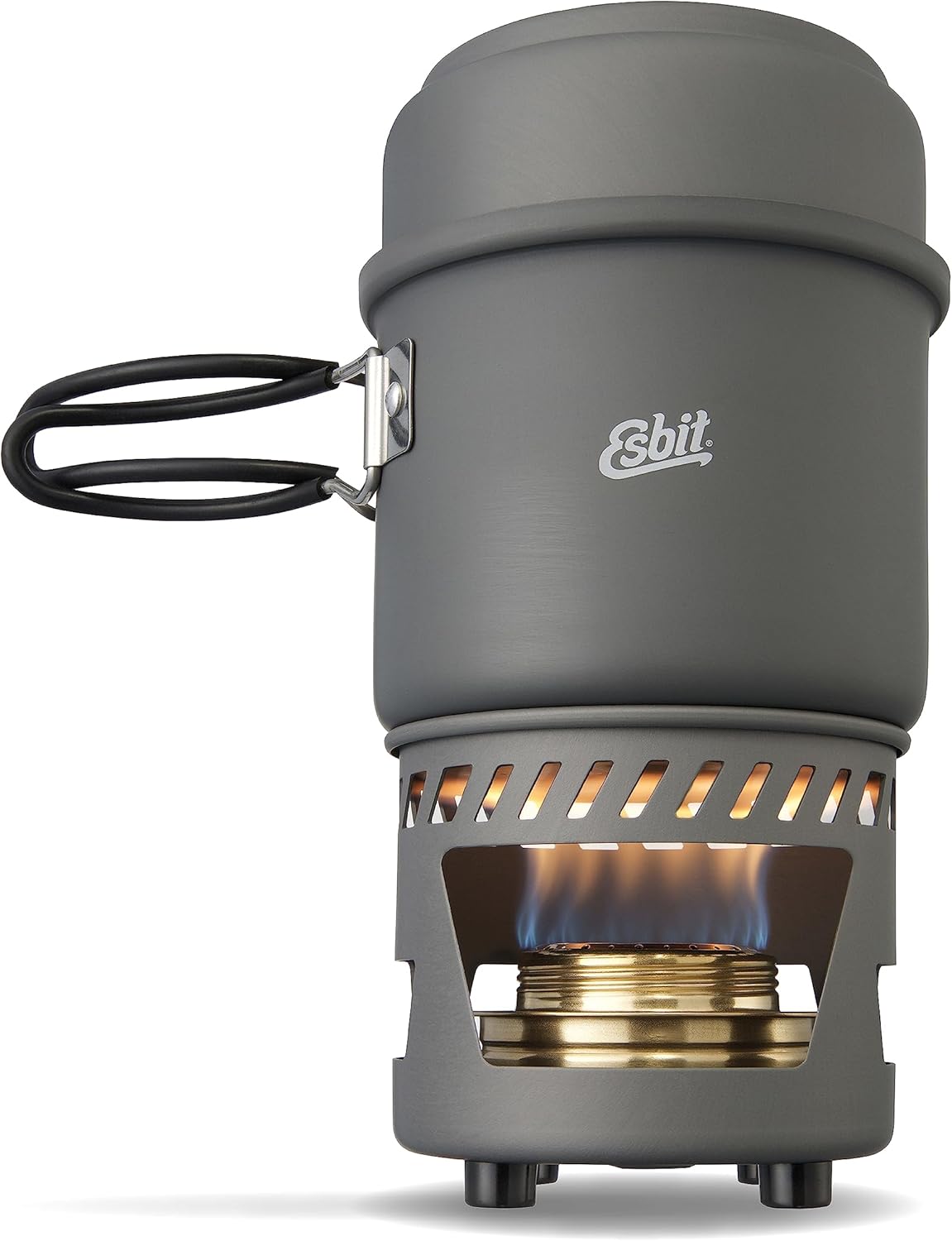 Esbit(エスビット) クックセット・アルコールバーナー付 985ml ESCS985HA0 Grey