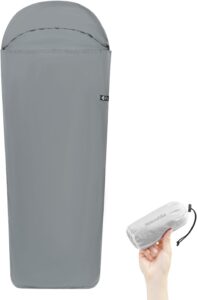Naturehike 寝袋 インナーシーツ シュラフ 超軽量128g 肌触り良い 防塵 保温 速乾 丸洗い可能 キャンプ アウトドア 登山 山小屋 車中泊 防災 室内兼用 旅行 インナーシュラフ 収納袋付き