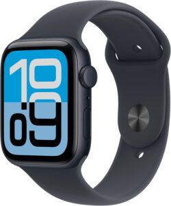 Apple Watch SE 3(GPSモデル)- 44mmミッドナイトアルミニウムケースとミッドナイトスポーツバンド - M/L