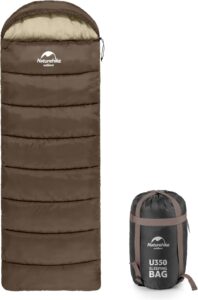 Naturehike 寝袋 シュラフ 封筒型 1人【完全展開可能＆快適温度-17℃~11℃】 防水 保温 軽量 丸洗い可能 秋用 冬用 キャンプ 登山 車中泊 防災用 来客用布団 多機能 コンパクト 収納パック付き アウトドア