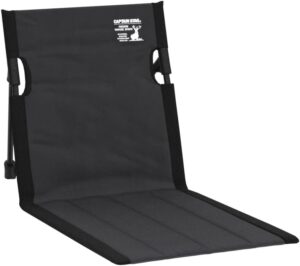 キャプテンスタッグ(CAPTAIN STAG) アウトドアチェア グランドチェア 座椅子 フィールド座椅子 収納袋付き ブラック/カーキ/オリーブ UC-1803/UC-1839/UC-1862/UC-1919
