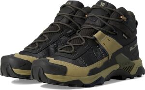 [サロモン] トレッキングシューズ ハイカット 登山靴 X ULTRA 5 MID GORE-TEX L47754300 カーキ