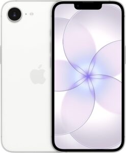 Apple iPhone 17e 256GB：6.1インチSuper Retina XDRディスプレイ、A19チップ、一日中使えるバッテリー、48MP Fusionカメラ、最小ストレージ256GB；ホワイト