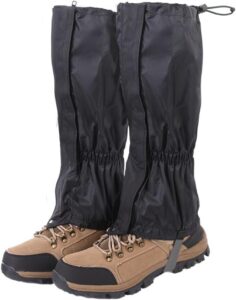 LOYELEY アウトドア レッグカバー 登山用ゲイター 撥水 汚れ防止 雪よけ 砂よけ 泥はね防止 調整可能 簡単 着脱 草刈り トレッキング 男女兼用 | 通気 軽量
