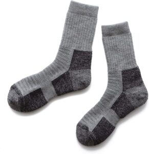 [ナイガイ] メリノウール 登山 ソックス MOUNTAINEERING SOCKS 山登り トレッキング ロングトレイル スキー スノーボード クルー丈 毛混 抗菌防臭 パイル編み メンズ＆レディース ソックス 靴下