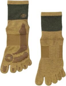 [ナイガイトレール] メリノウール混 五本指 MERINO MIX メリノウール18％ 登山 トレッキング ハイキング マラソン アーチフィットサポート メッシュ＆足底滑り止め付 靴下 スポーツソックス メンズ レディース 90370010