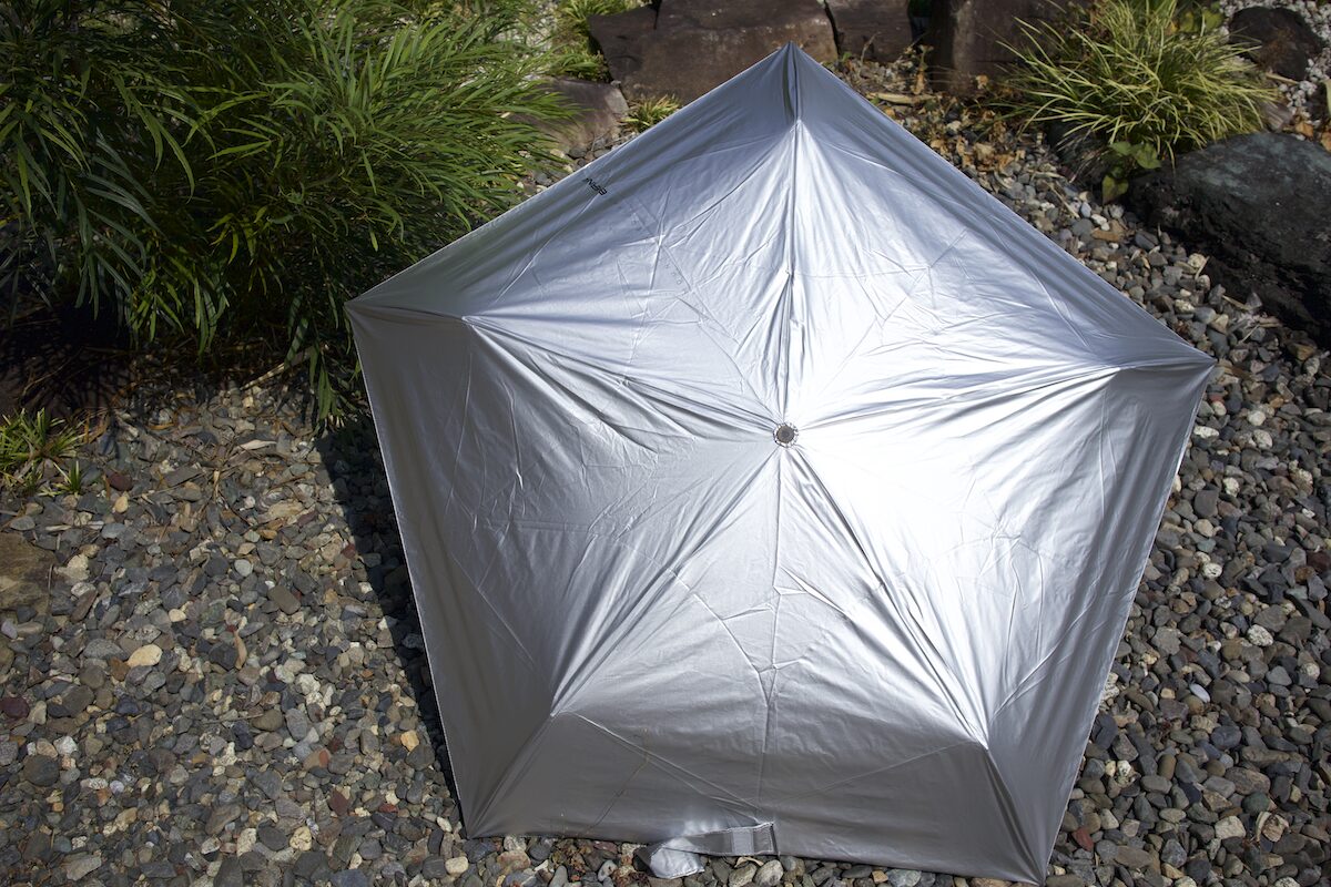 【日付け変わるまでお値下げ中】every frecious tall EVERNEW Trail Shadeレビュー！登山用日傘におすすめ？136gの超軽量