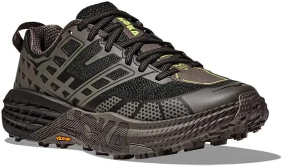 [HOKA] ホカ スニーカー メンズ スピードゴート2 SPEEDGOAT 2 1162710 BLACK/ASPHALT GREY(グレー)
