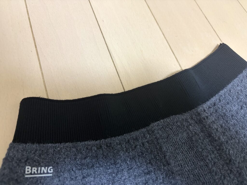 無縫製なので履き心地が最高