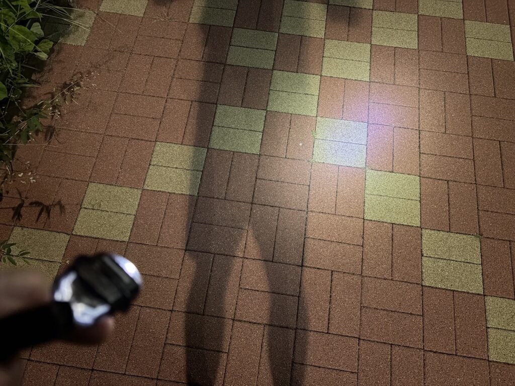 夜のお散歩にもおすすめ